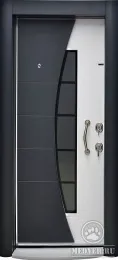 Недорогая металлическая дверь-51