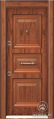 Недорогая металлическая дверь-112