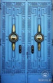 Дорогая металлическая дверь-6