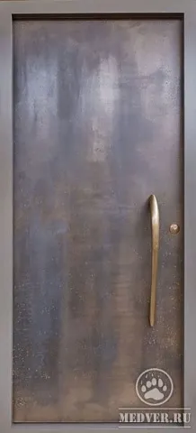 Недорогая металлическая дверь-84