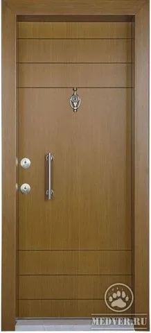 Недорогая металлическая дверь-14