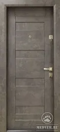 Недорогая металлическая дверь-121