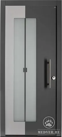 Недорогая металлическая дверь-42