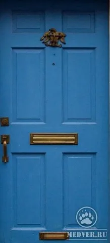 Синяя входная дверь - 5