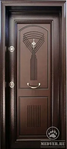 Дорогая металлическая дверь-26